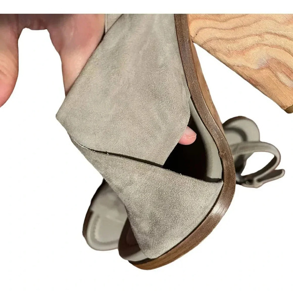 VINCE Helena Wooden Heel Sandal size 10 - Picture 7 of 10